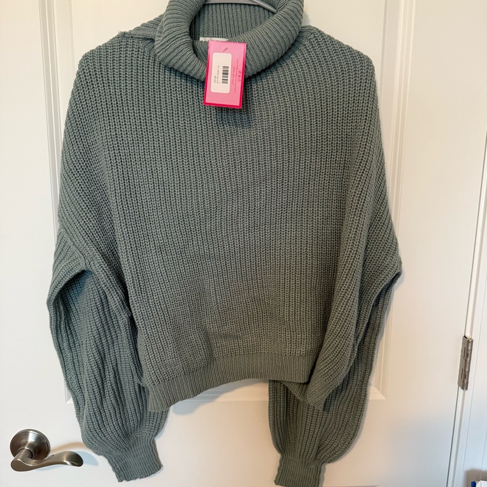Chunky Knit Turtleneck Sweater